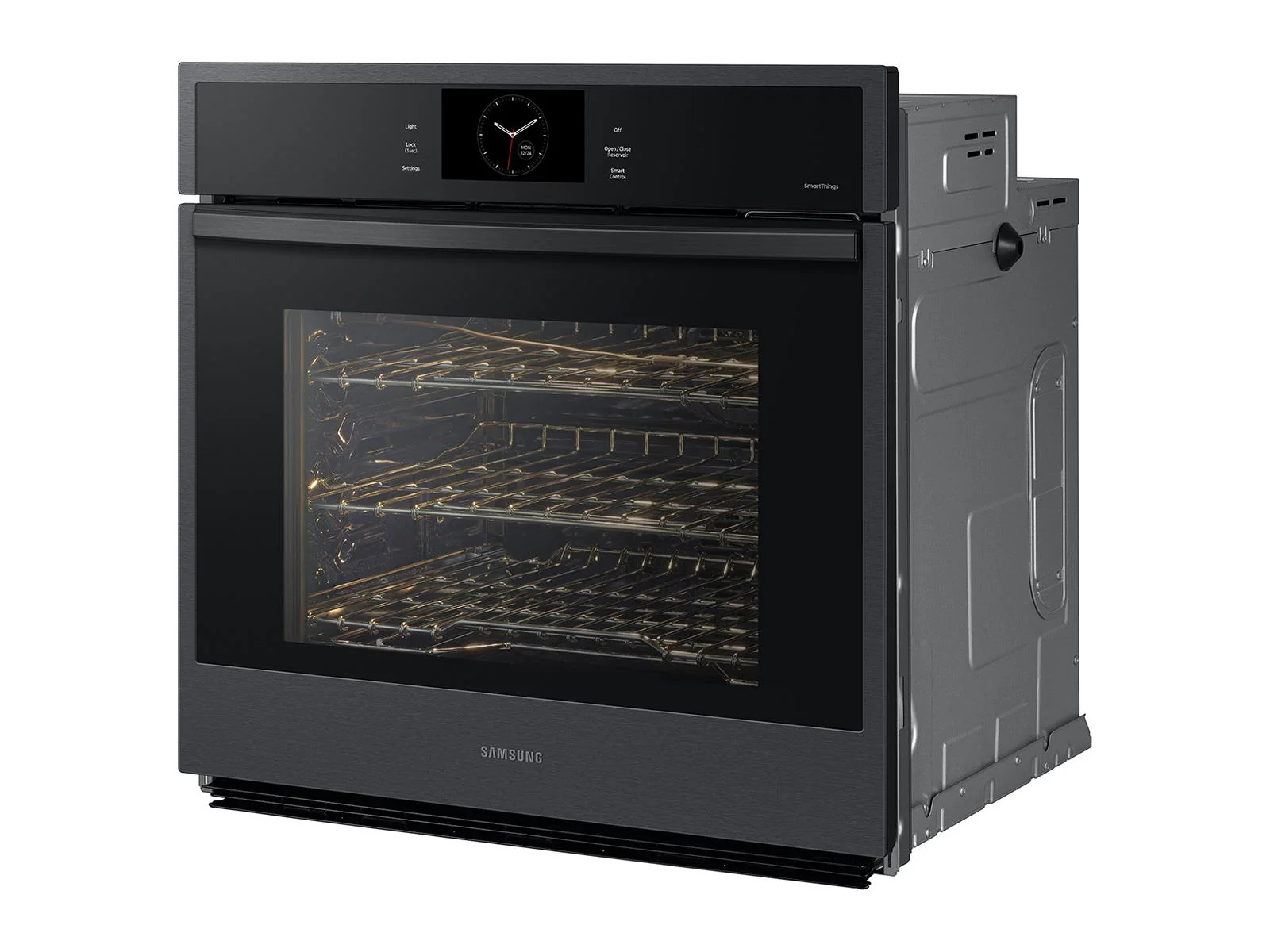 SAMSUNG NV51CG600SMT 30" Single Wall Oven with Steam Cook in Matte Black Steel Black in Stainless Steel - Image 8