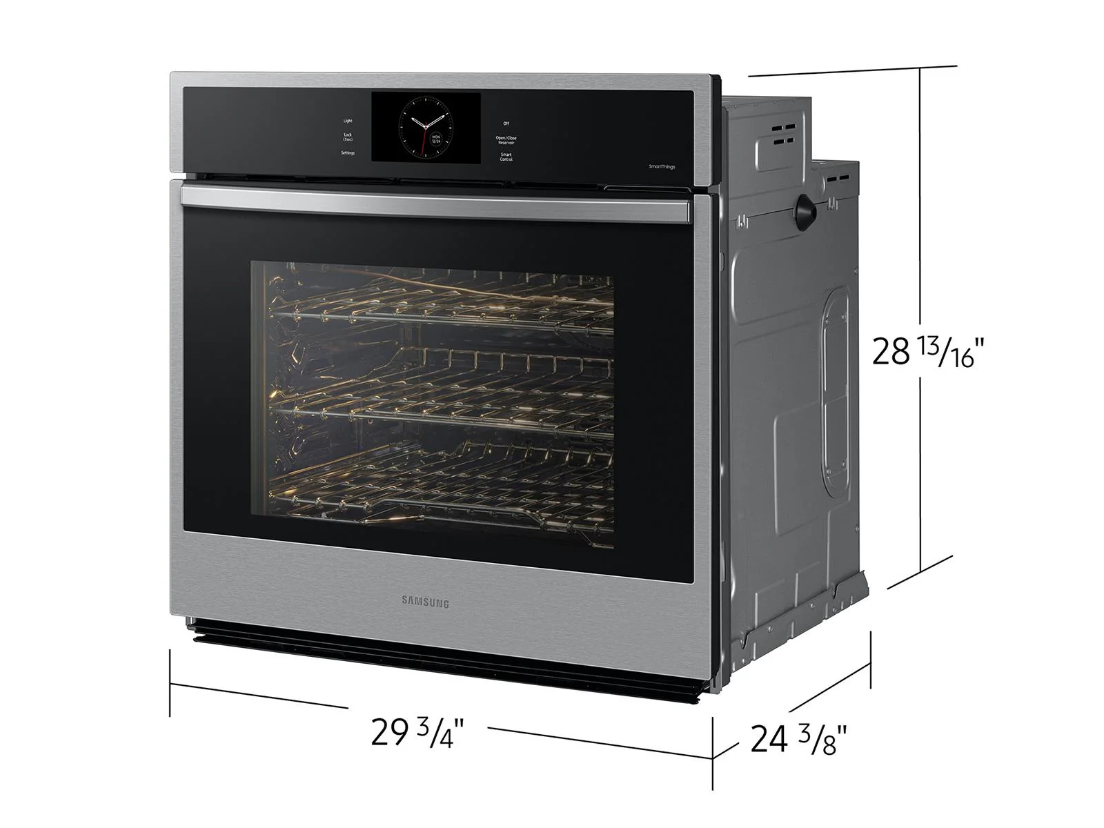 SAMSUNG NV51CG600SSR 30" Single Wall Oven with Steam Cook in Stainless Steel Stainless - Image 4