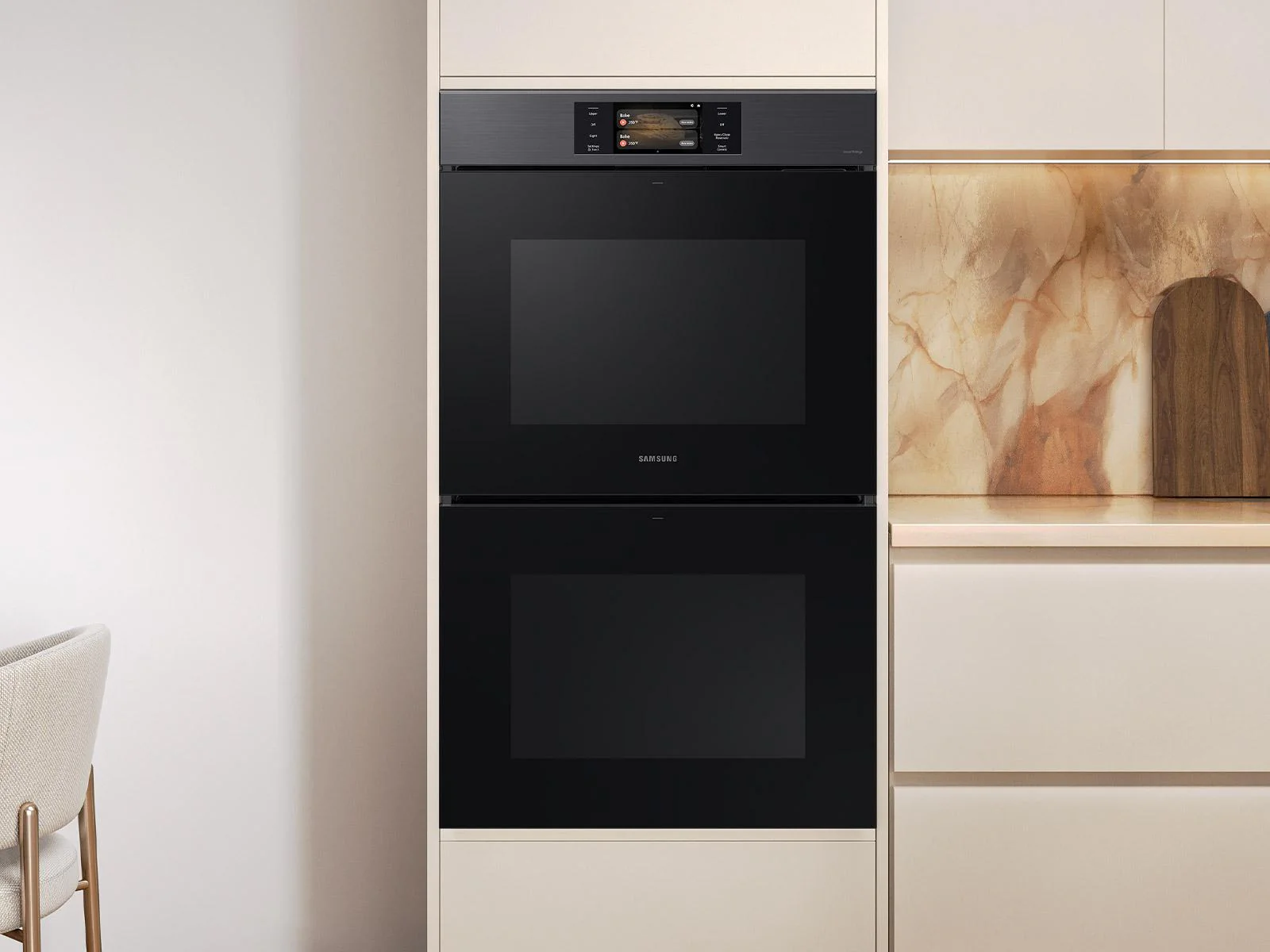 SAMSUNG NV51CG700DMT Bespoke 30" Double Wall Oven with AI Pro Cooking™ Camera in Matte Black Steel Black in Stainless Steel - Image 9