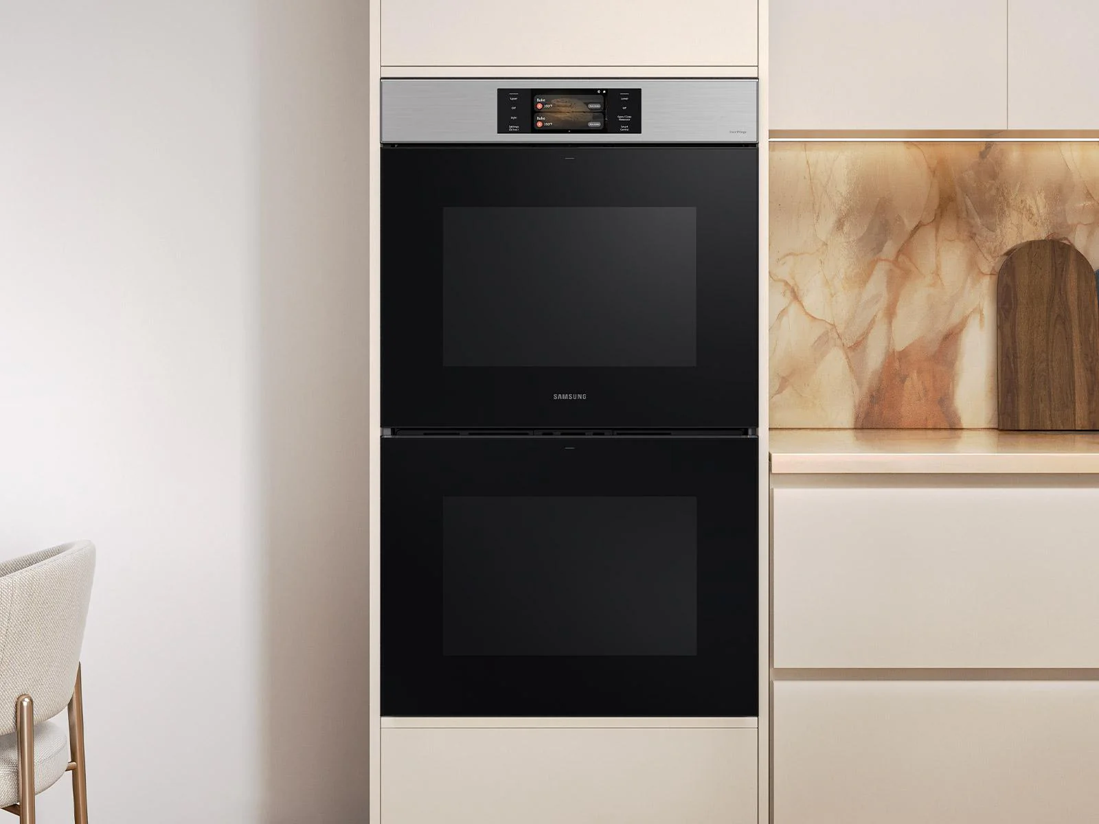 SAMSUNG NV51CG700DSR Bespoke 30" Double Wall Oven with AI Pro Cooking™ Camera in Stainless Steel - Image 10