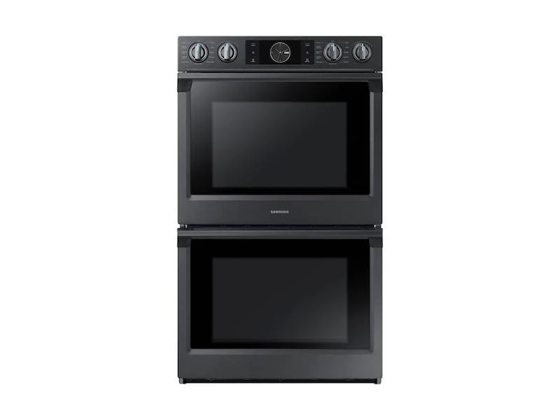 SAMSUNG NV51K7770DG 30" Smart Double Wall Oven with Flex Duo™ in Black in Stainless Steel Black in Stainless Steel