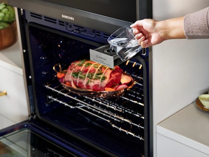 SAMSUNG NV51K7770DG 30" Smart Double Wall Oven with Flex Duo™ in Black in Stainless Steel Black in Stainless Steel - Image 5