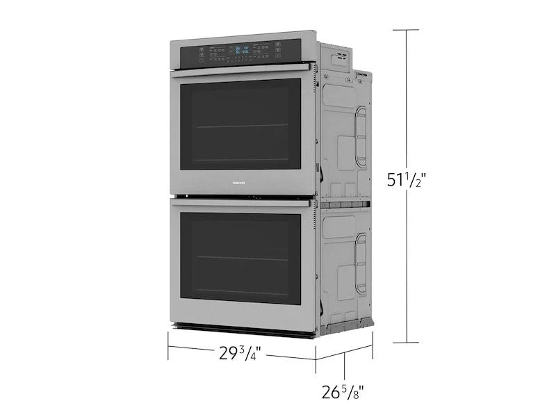 SAMSUNG NV51T5511DS 30" Smart Double Wall Oven in Stainless Steel - Image 4