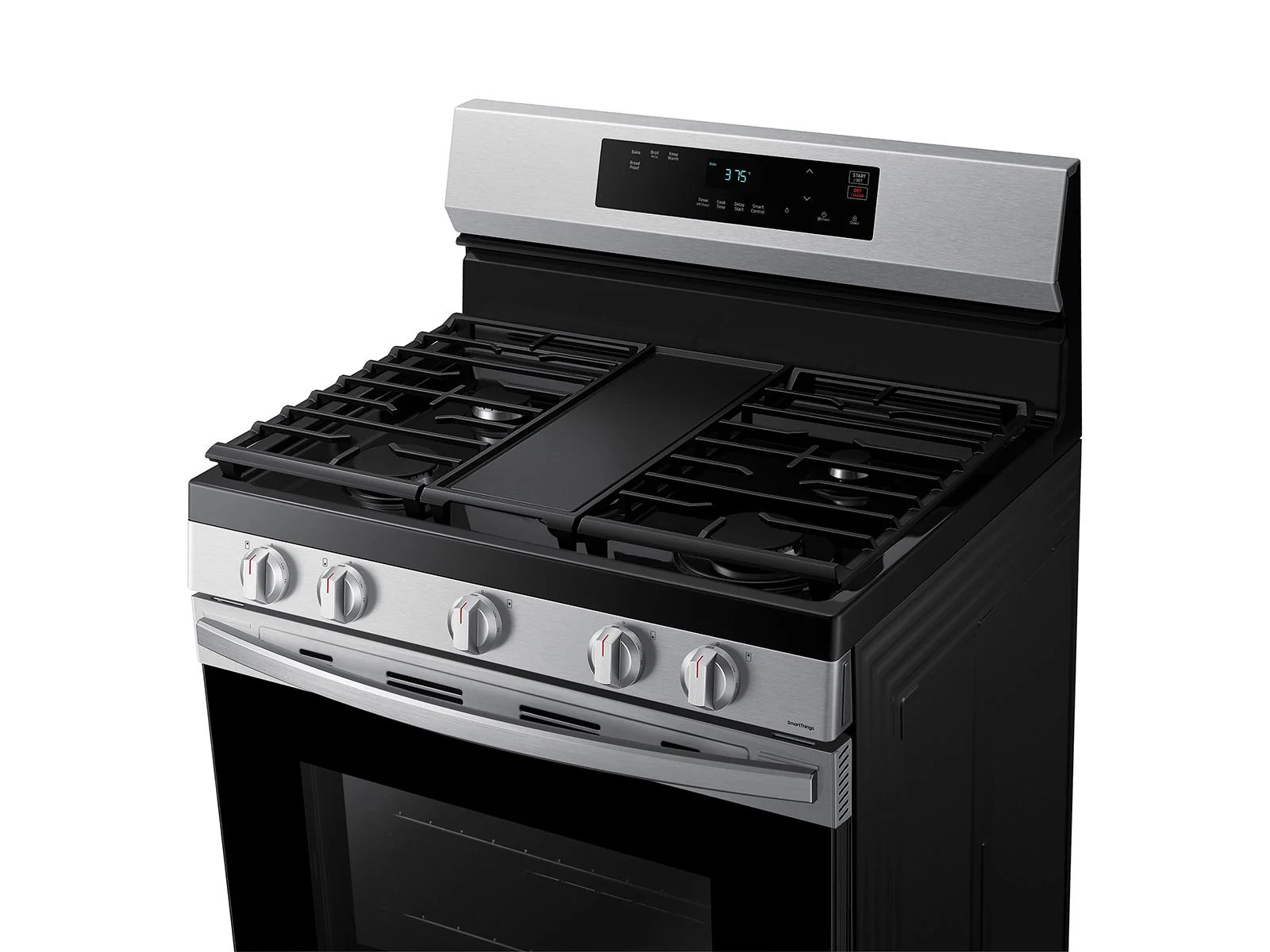 SAMSUNG NX60A6111SS 6.0 cu. ft. Smart Freestanding Gas Range with Integrated Griddle in Stainless Steel Stainless - Image 10