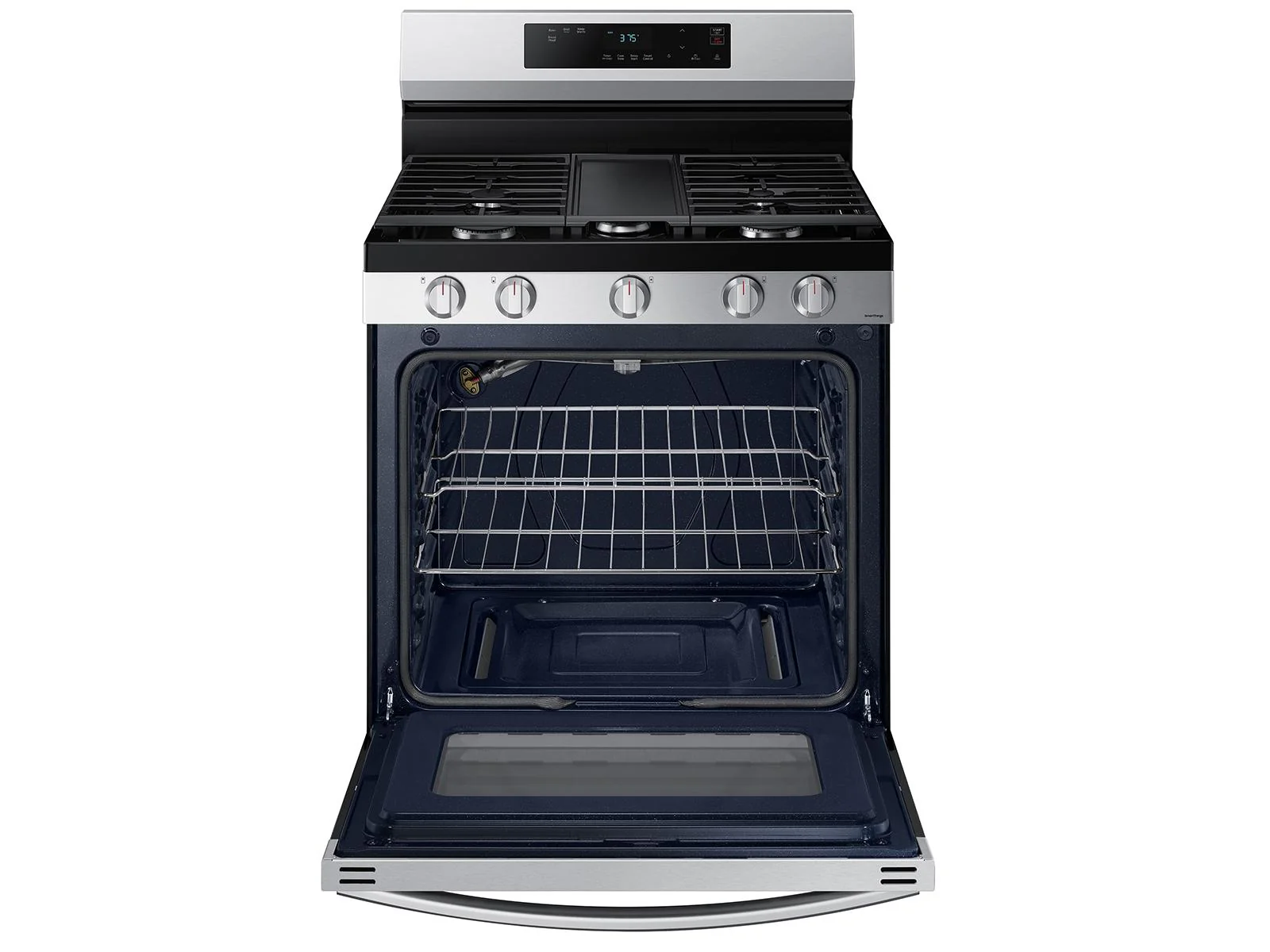 SAMSUNG NX60A6111SS 6.0 cu. ft. Smart Freestanding Gas Range with Integrated Griddle in Stainless Steel Stainless - Image 13