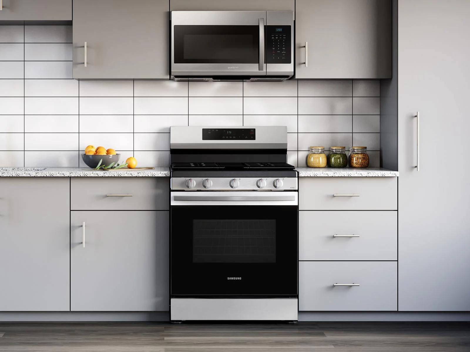 SAMSUNG NX60A6111SS 6.0 cu. ft. Smart Freestanding Gas Range with Integrated Griddle in Stainless Steel Stainless - Image 6
