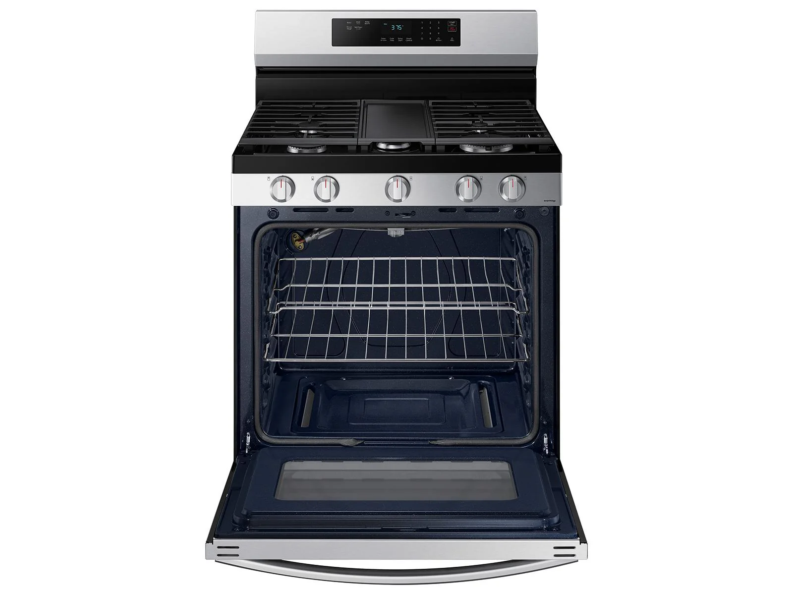 SAMSUNG NX60A6311SS 6.0 cu. ft. Smart Freestanding Gas Range with 18K BTU Dual Power Burner & Self Clean in Stainless Steel - Image 14