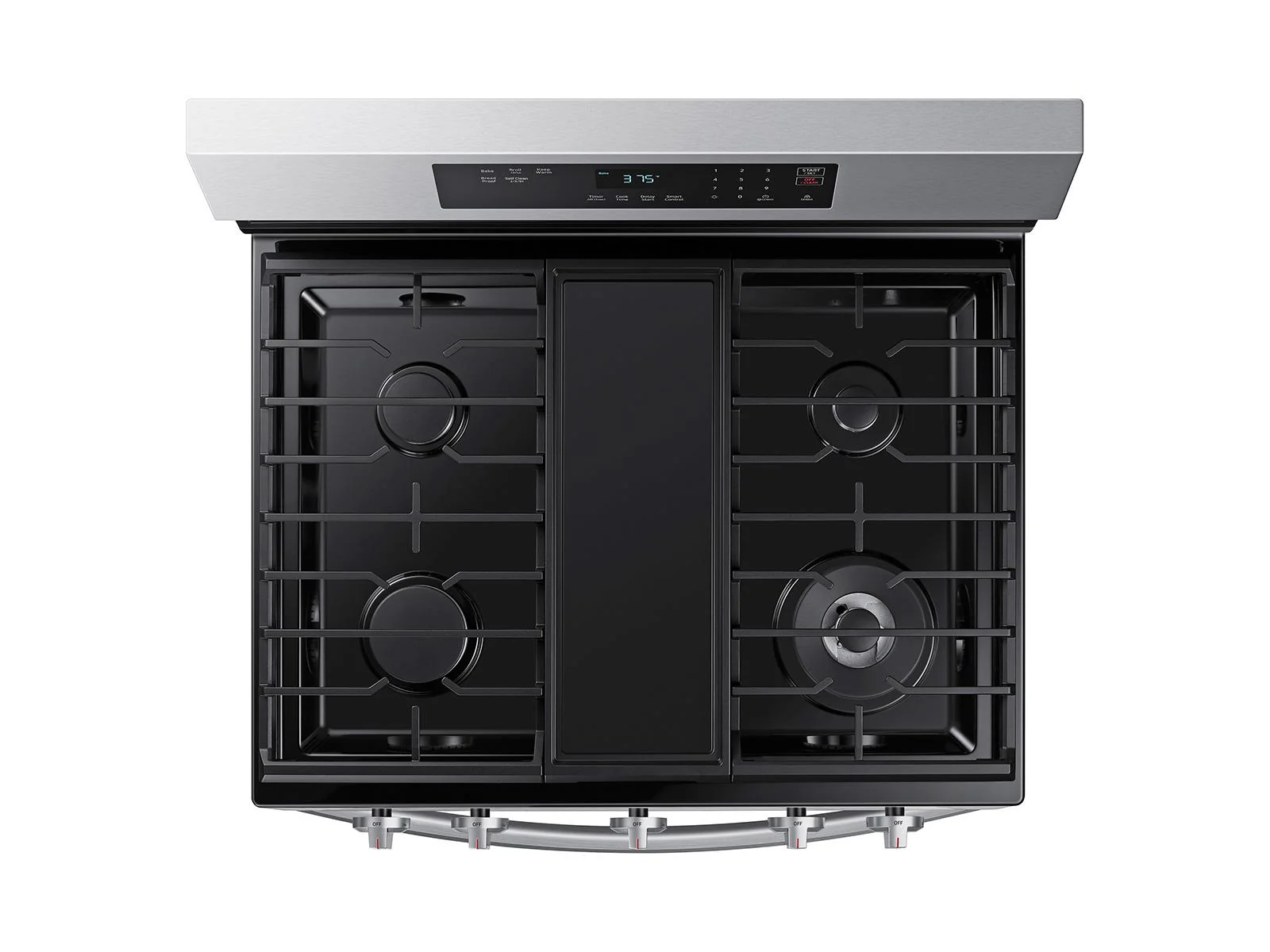 SAMSUNG NX60A6311SS 6.0 cu. ft. Smart Freestanding Gas Range with 18K BTU Dual Power Burner & Self Clean in Stainless Steel - Image 9