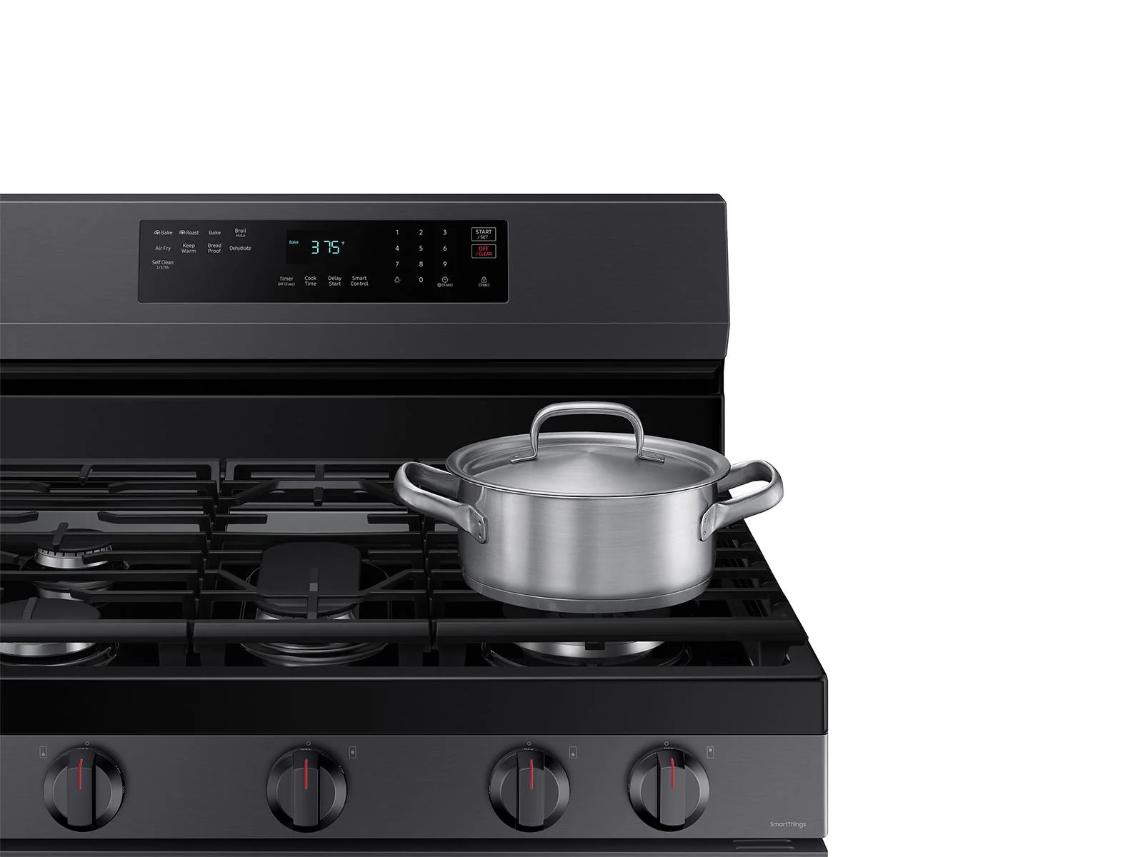 SAMSUNG NX60A6511SG 6.0 cu. ft. Smart Freestanding Gas Range with No-Preheat Air Fry & Convection in Black in Stainless Steel Black in Stainless Steel - Image 8