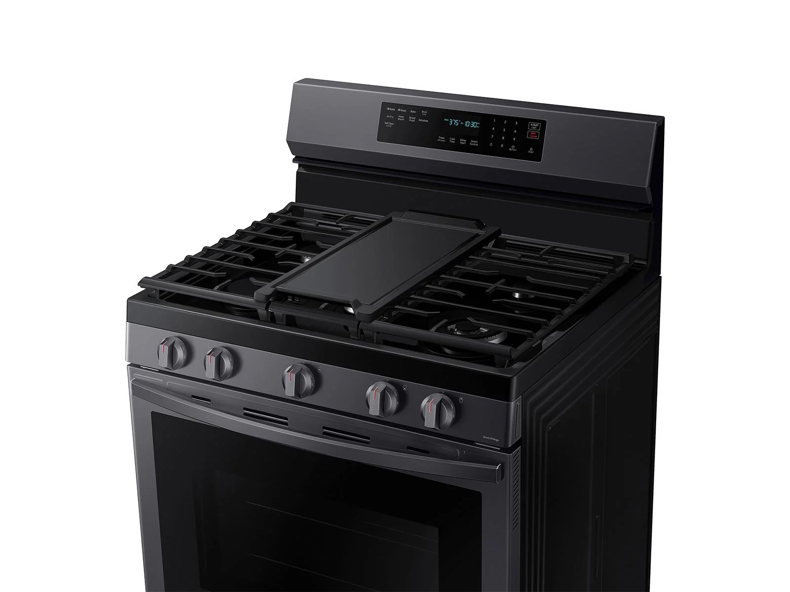 SAMSUNG NX60A6711SG 6.0 cu. ft. Smart Freestanding Gas Range with No-Preheat Air Fry and Convection+ in Black in Stainless Steel Black in Stainless Steel - Image 10