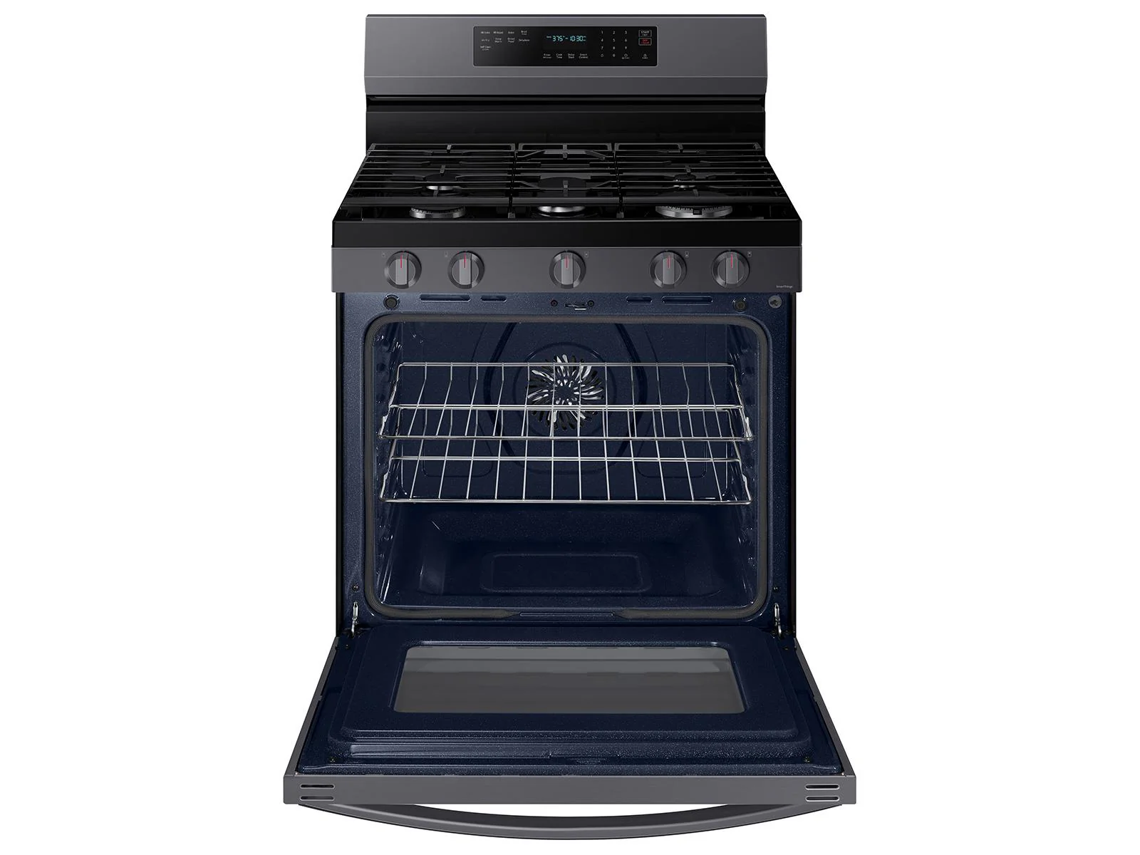 SAMSUNG NX60A6711SG 6.0 cu. ft. Smart Freestanding Gas Range with No-Preheat Air Fry and Convection+ in Black in Stainless Steel Black in Stainless Steel - Image 12