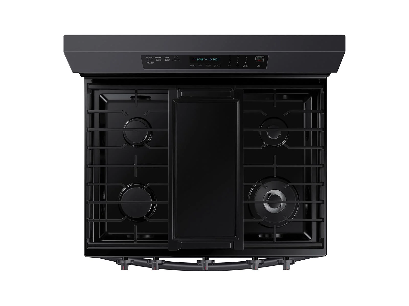SAMSUNG NX60A6711SG 6.0 cu. ft. Smart Freestanding Gas Range with No-Preheat Air Fry and Convection+ in Black in Stainless Steel Black in Stainless Steel - Image 7