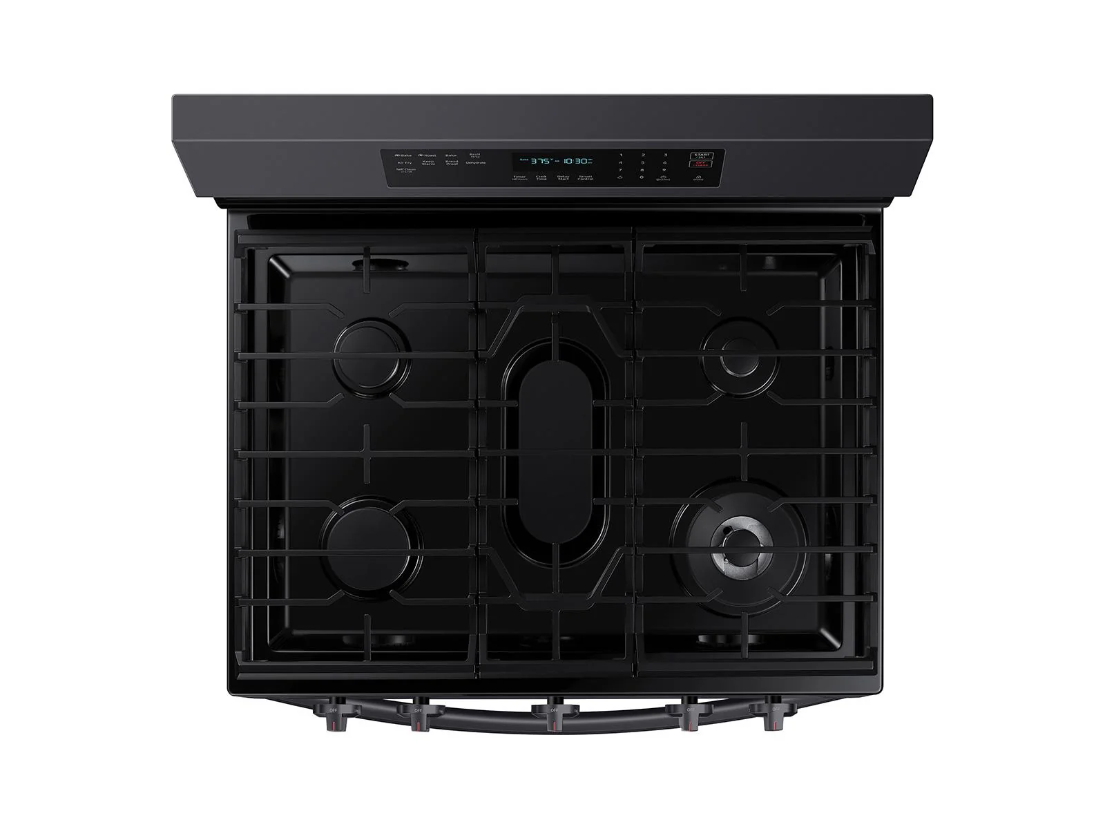 SAMSUNG NX60A6711SG 6.0 cu. ft. Smart Freestanding Gas Range with No-Preheat Air Fry and Convection+ in Black in Stainless Steel Black in Stainless Steel - Image 8