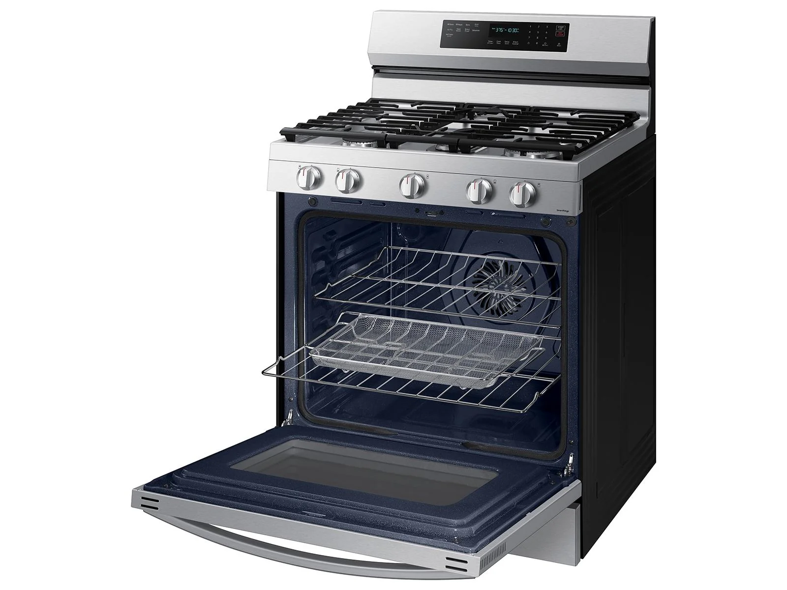 SAMSUNG NX60A6711SS 6.0 cu. ft. Smart Freestanding Gas Range with No-Preheat Air Fry, Convection+ & Stainless Cooktop in Stainless Steel Stainless - Image 12