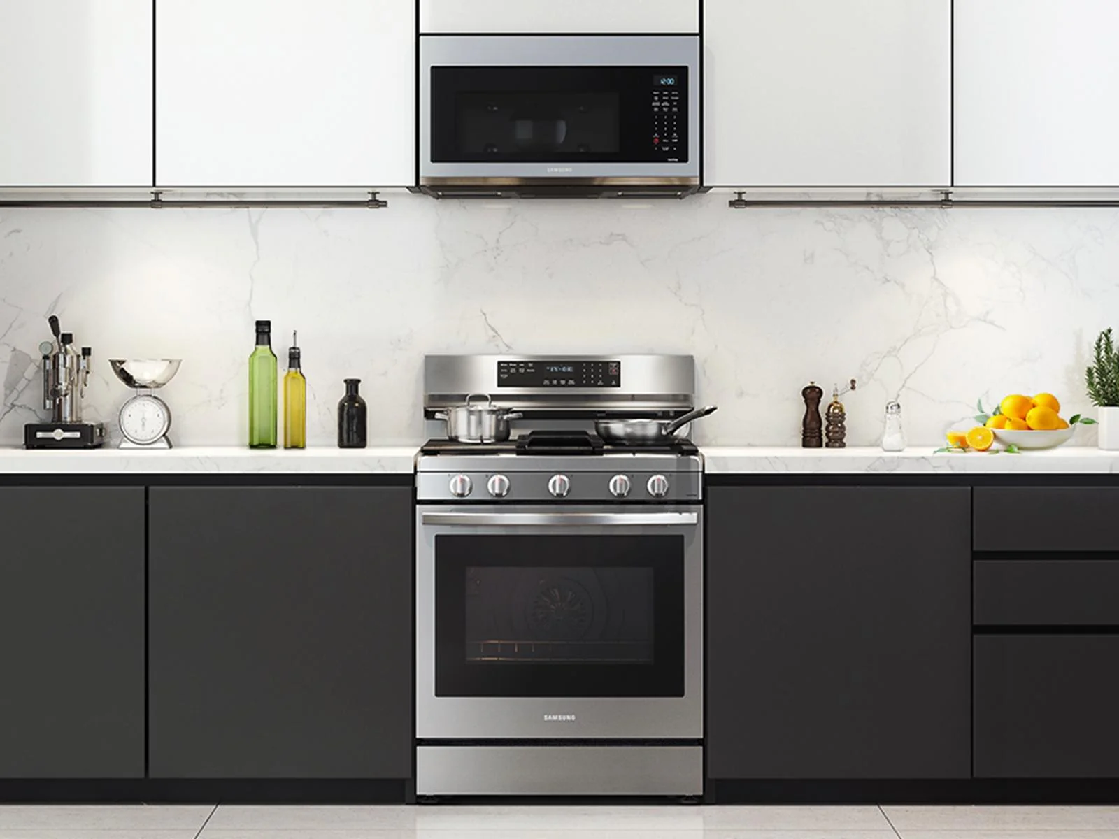 SAMSUNG NX60A6711SS 6.0 cu. ft. Smart Freestanding Gas Range with No-Preheat Air Fry, Convection+ & Stainless Cooktop in Stainless Steel Stainless - Image 6