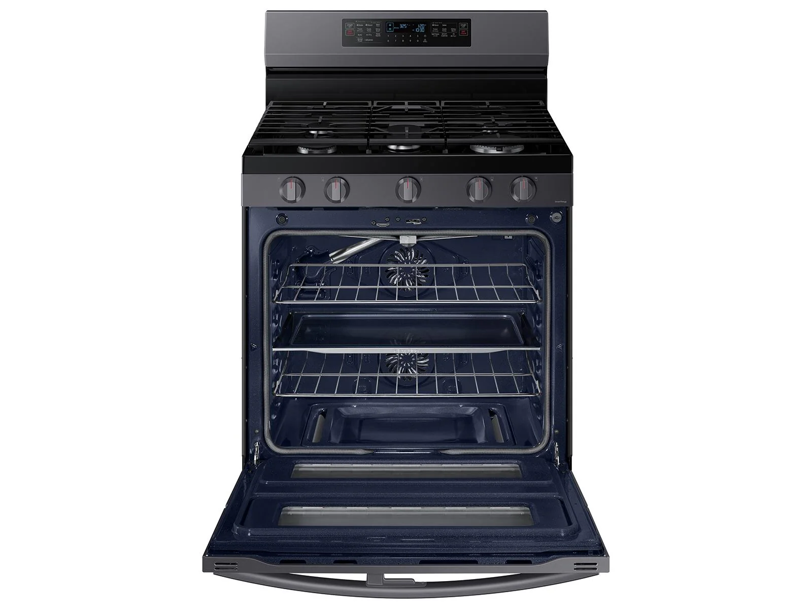 SAMSUNG NX60A6751SG 6.0 cu. ft. Smart Freestanding Gas Range with Flex Duo™ & Air Fry in Black in Stainless Steel Black in Stainless Steel - Image 11