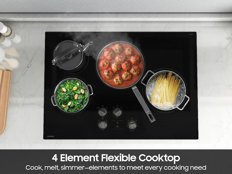 SAMSUNG NZ30FG5332RK 30" Electric ENERGY STAR® Certified Cooktop with 4 Elements in Black - Image 5