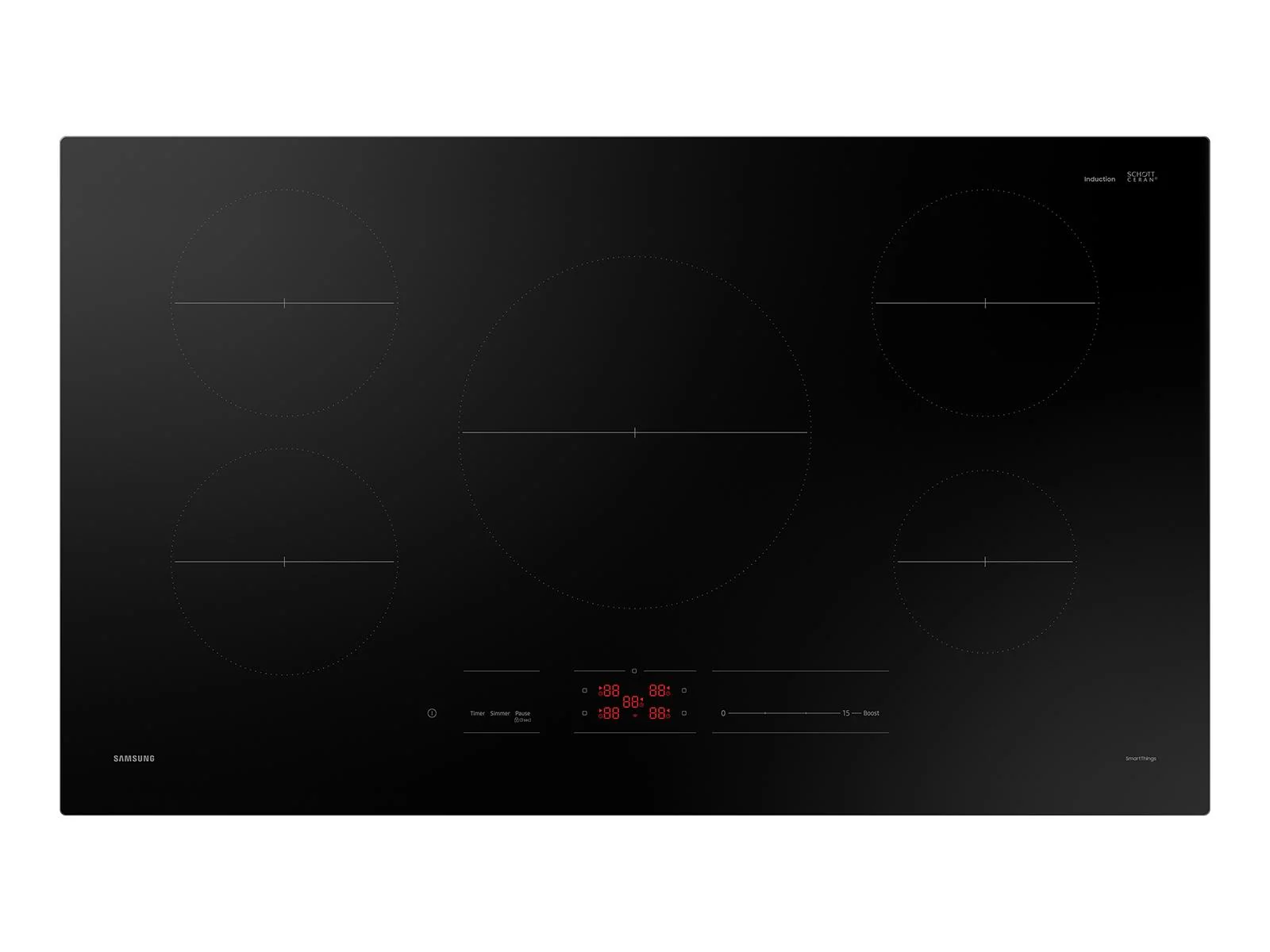 SAMSUNG NZ36C3060UK 36" Smart Induction Cooktop with Wi-Fi in Black
