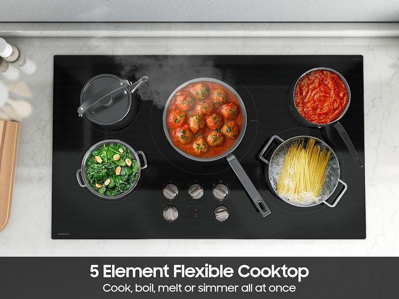 SAMSUNG NZ36FG5332RK 36" Electric ENERGY STAR® Certified Cooktop with 5 Elements in Black - Image 6