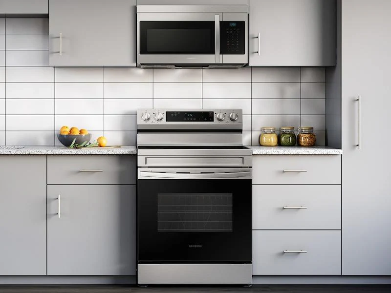 SAMSUNG ME16A4021AS 1.6 cu. ft. Over-the-Range Microwave with Auto Cook in Stainless Steel - Image 5