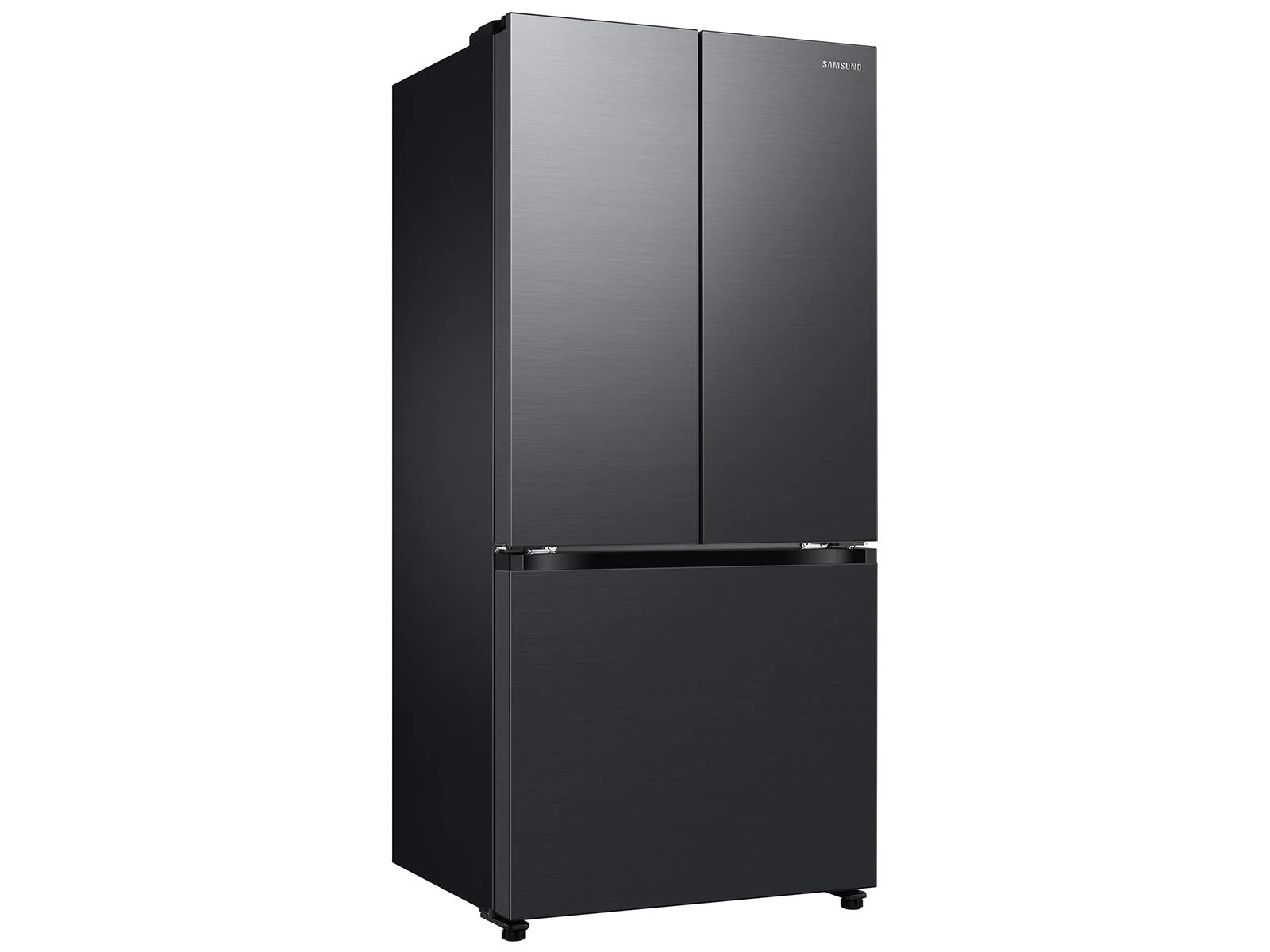 SAMSUNG RF18A5101MT 18 cu. ft. Counter Depth 3-Door French Door Refrigerator in Matte Black Steel Stainless - Image 12