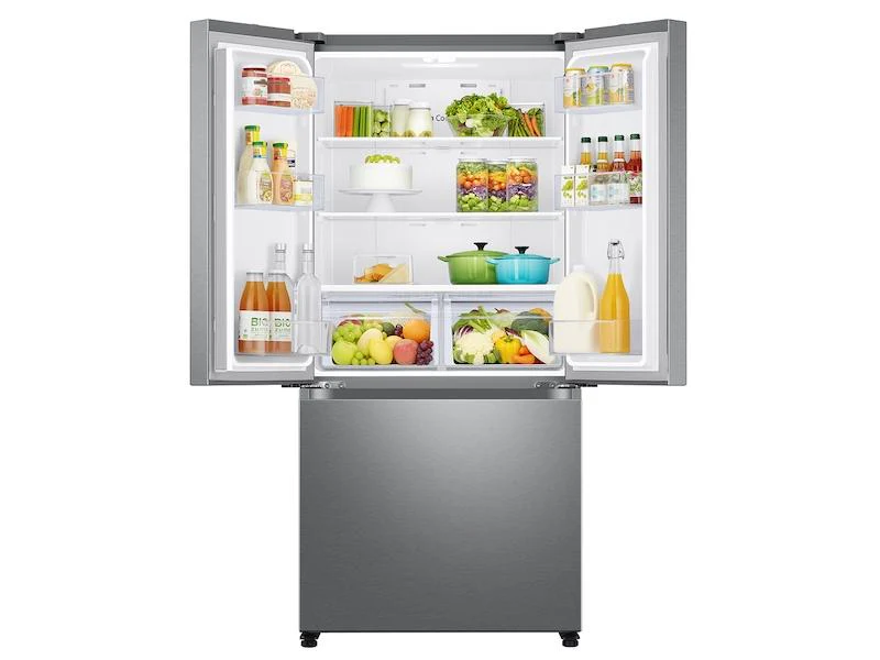 SAMSUNG RF18A5101S9 18 cu. ft. Smart Counter Depth 3-Door French Door Refrigerator in Stainless Look in Stainless Steel Look - Image 6