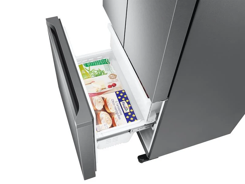 SAMSUNG RF18A5101S9 18 cu. ft. Smart Counter Depth 3-Door French Door Refrigerator in Stainless Look in Stainless Steel Look - Image 9