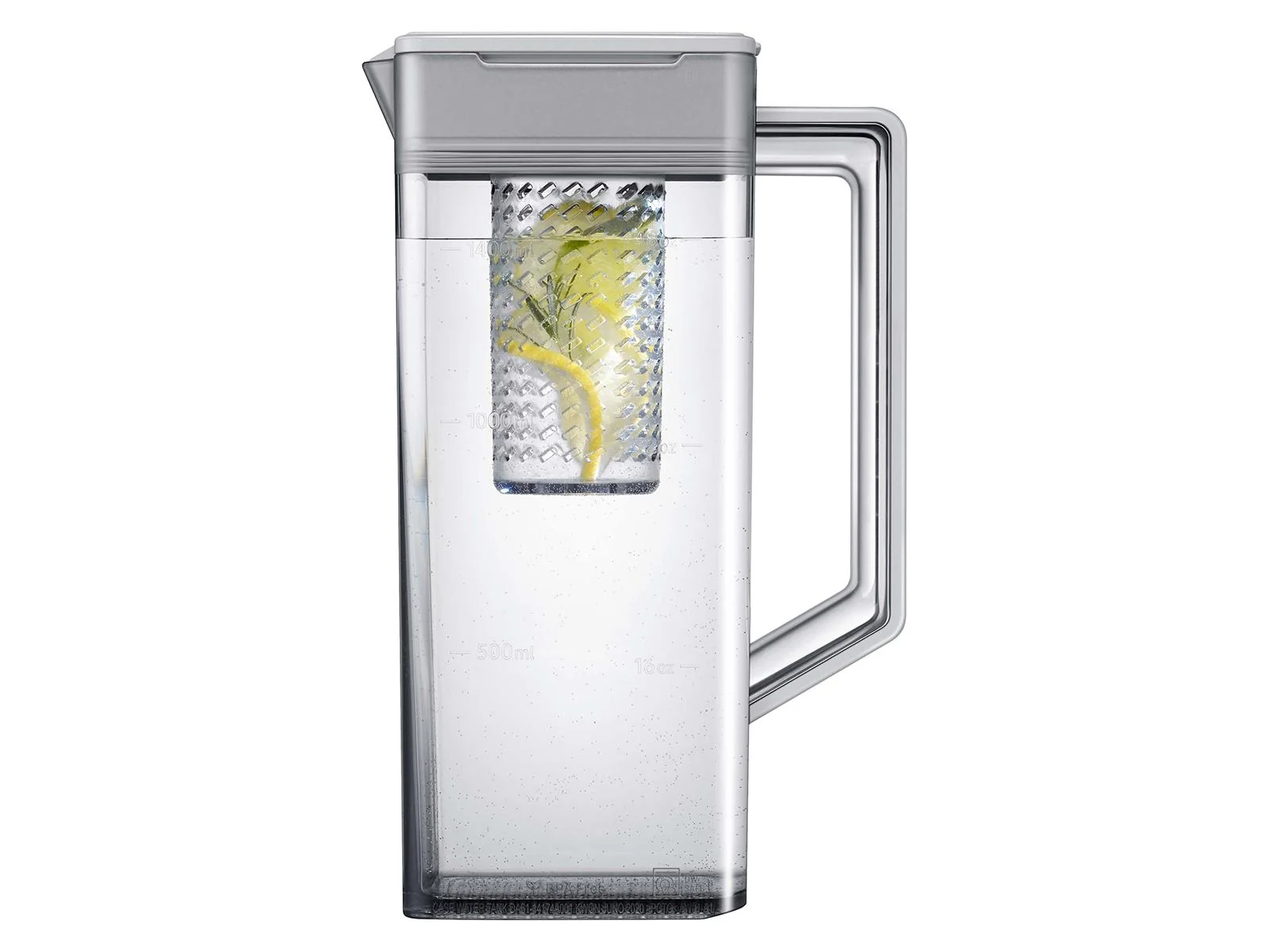 SAMSUNG RF23BB860012 Bespoke 4-Door French Door Refrigerator (23 cu. ft.) with Beverage Center™ in White Glass White - Image 15