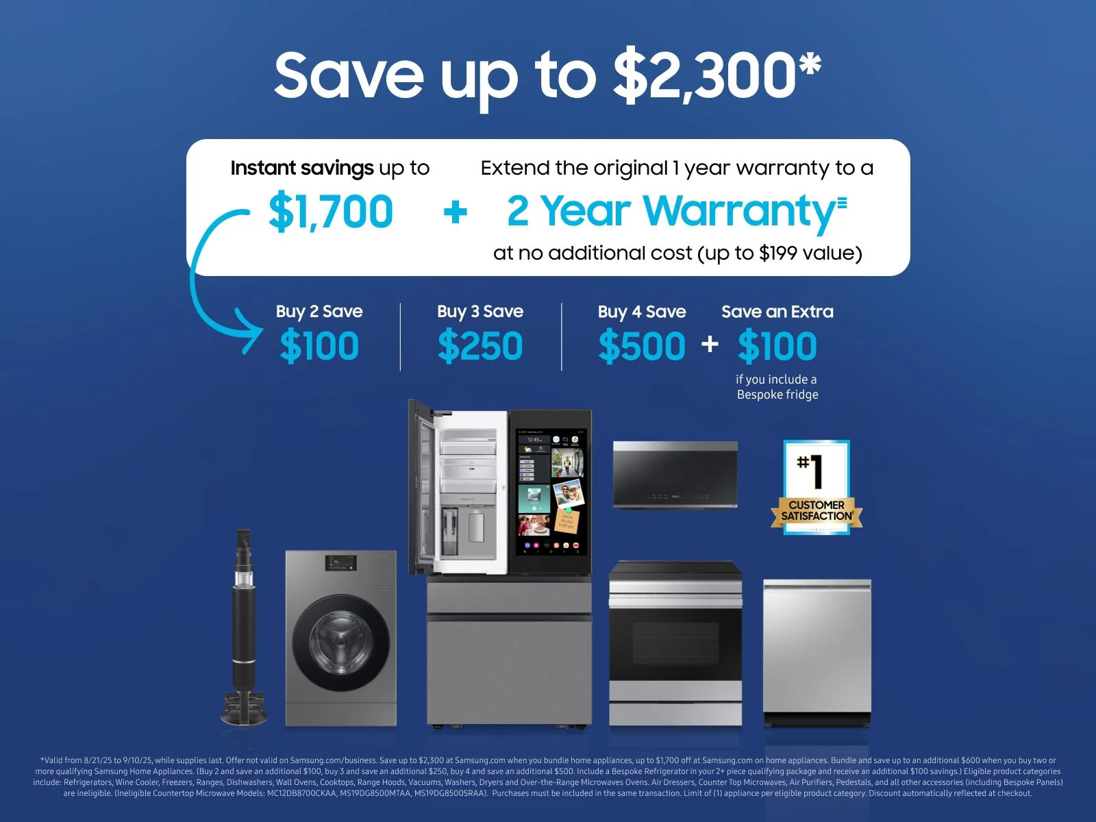 SAMSUNG RF23BB89008M Bespoke 4-Door French Door Refrigerator (23 cu. ft.) - with Top Left and Family Hub™ Panel in Charcoal Glass - and Matte Black Steel Middle and Bottom Panels in Stainless Steel - Image 2