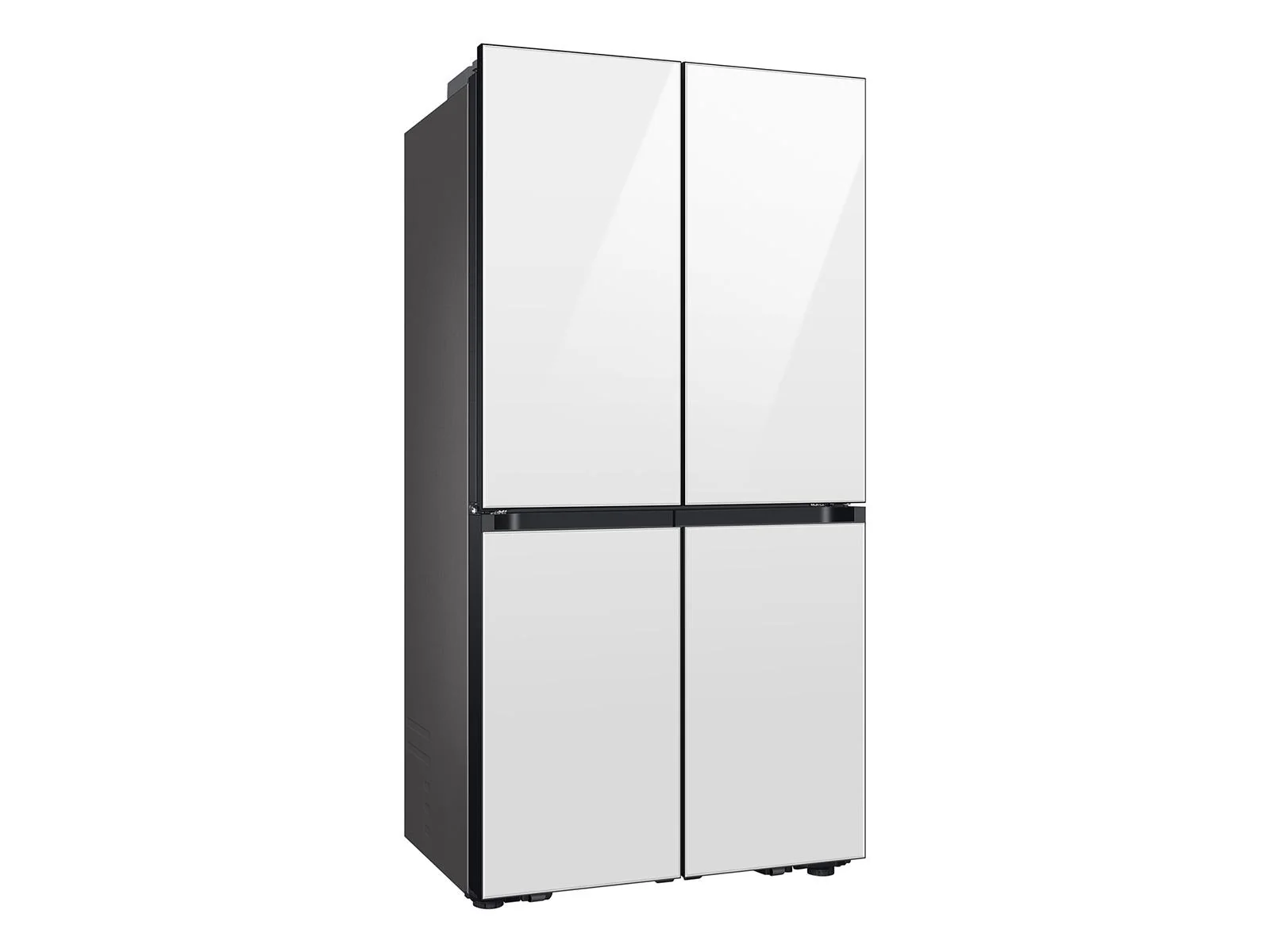 SAMSUNG RF23DB960012 Bespoke Counter Depth 4-Door Flex™ Refrigerator (23 cu. ft.) with Beverage Center™ in White Glass - (with Customizable Door Panel Colors) White - Image 11
