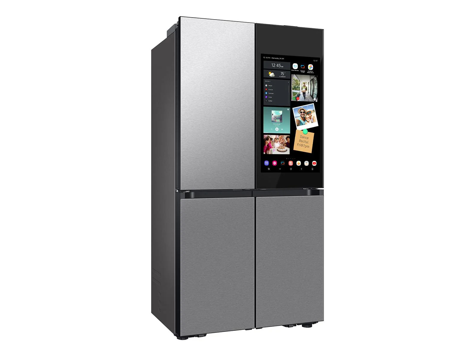SAMSUNG RF23DB9900QD Bespoke Counter Depth 4-Door Flex™ Refrigerator (23 cu. ft.) with AI Family Hub+™ and AI Vision Inside™ in Stainless Steel Stainless - Image 10