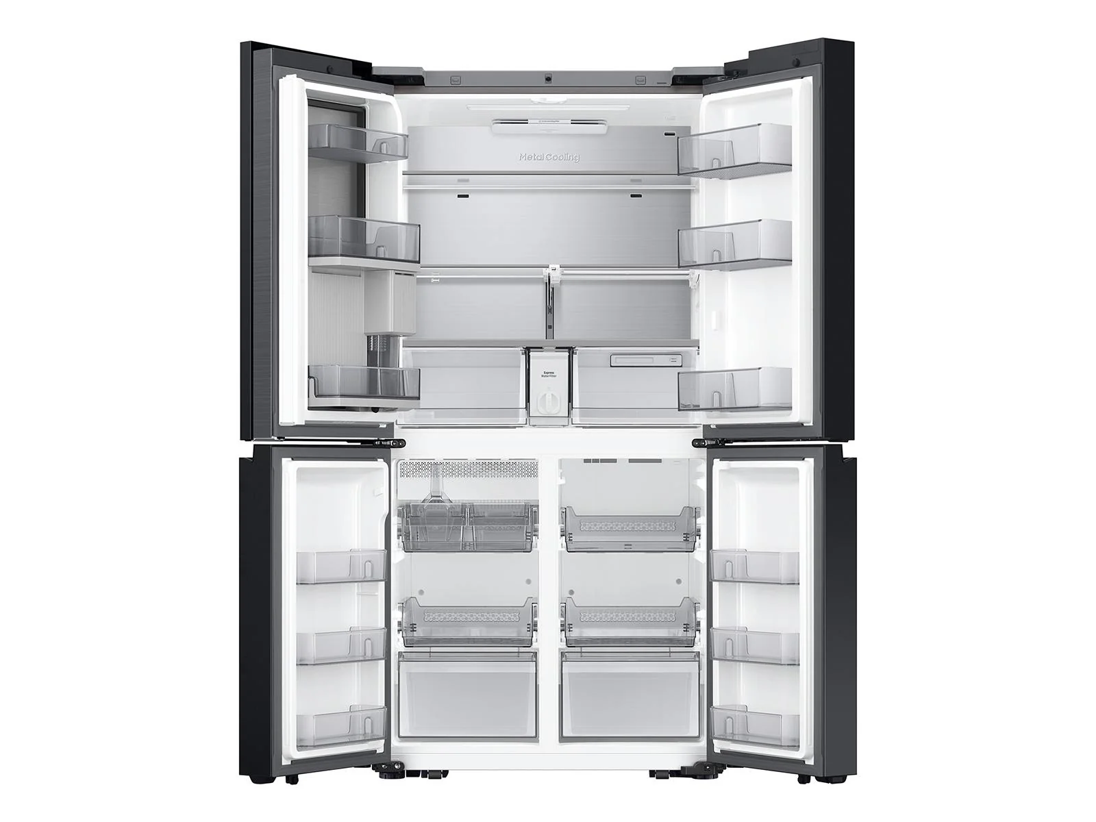 SAMSUNG RF23DB9900QD Bespoke Counter Depth 4-Door Flex™ Refrigerator (23 cu. ft.) with AI Family Hub+™ and AI Vision Inside™ in Stainless Steel Stainless - Image 14