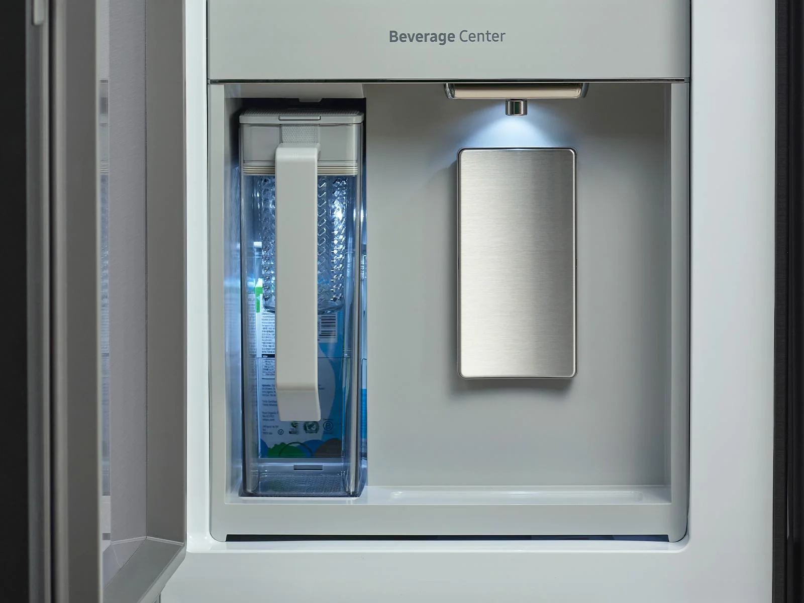 SAMSUNG RF23DB9900QD Bespoke Counter Depth 4-Door Flex™ Refrigerator (23 cu. ft.) with AI Family Hub+™ and AI Vision Inside™ in Stainless Steel Stainless - Image 7
