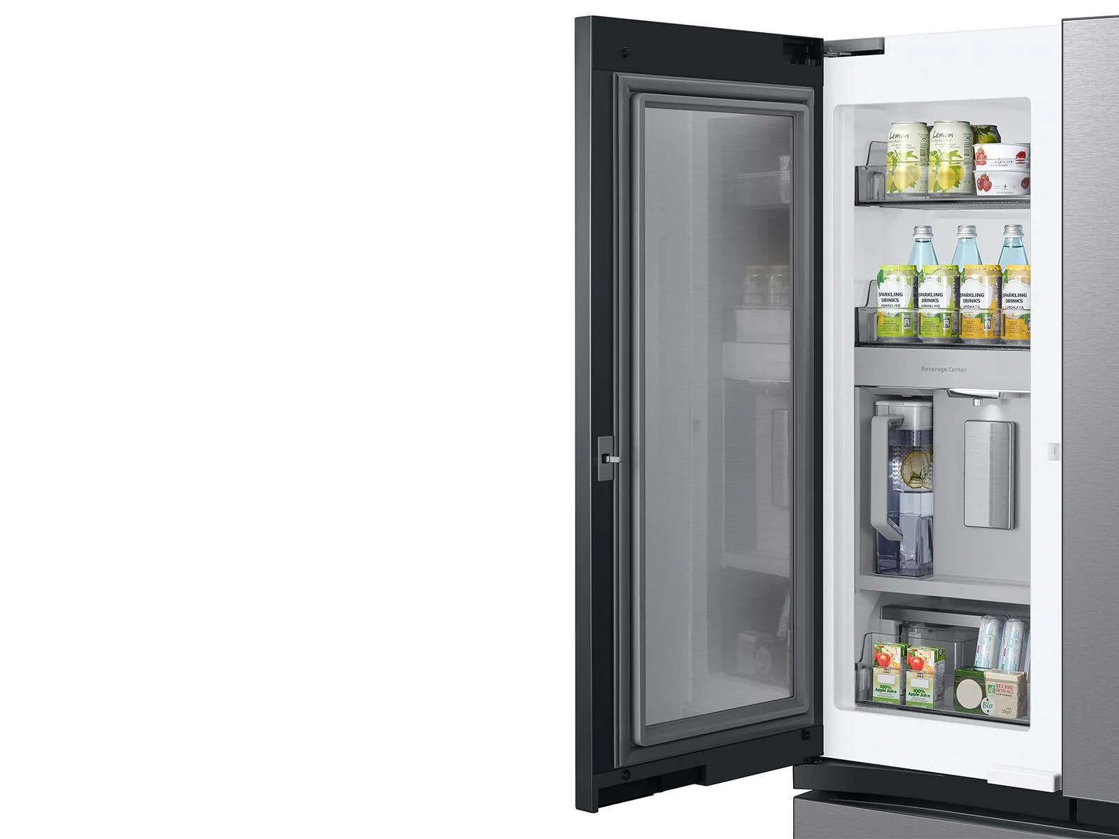 SAMSUNG RF24BB6600QL Bespoke 3-Door French Door Refrigerator (24 cu. ft.) with Beverage Center™ in Stainless Steel Stainless - Image 10