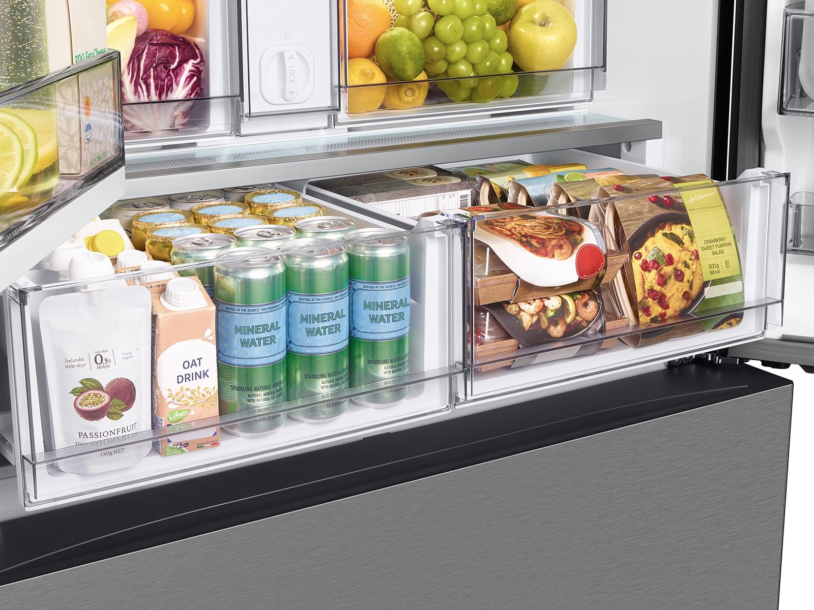 SAMSUNG RF24BB6600QL Bespoke 3-Door French Door Refrigerator (24 cu. ft.) with Beverage Center™ in Stainless Steel Stainless - Image 14