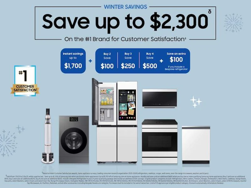 SAMSUNG RF24BB69006M Bespoke 3-Door French Door Refrigerator (24 cu. ft.) - with Top Left and Family Hub™ Panel in White Glass - and Matte Grey Glass Bottom Door Panel Gray - Image 3