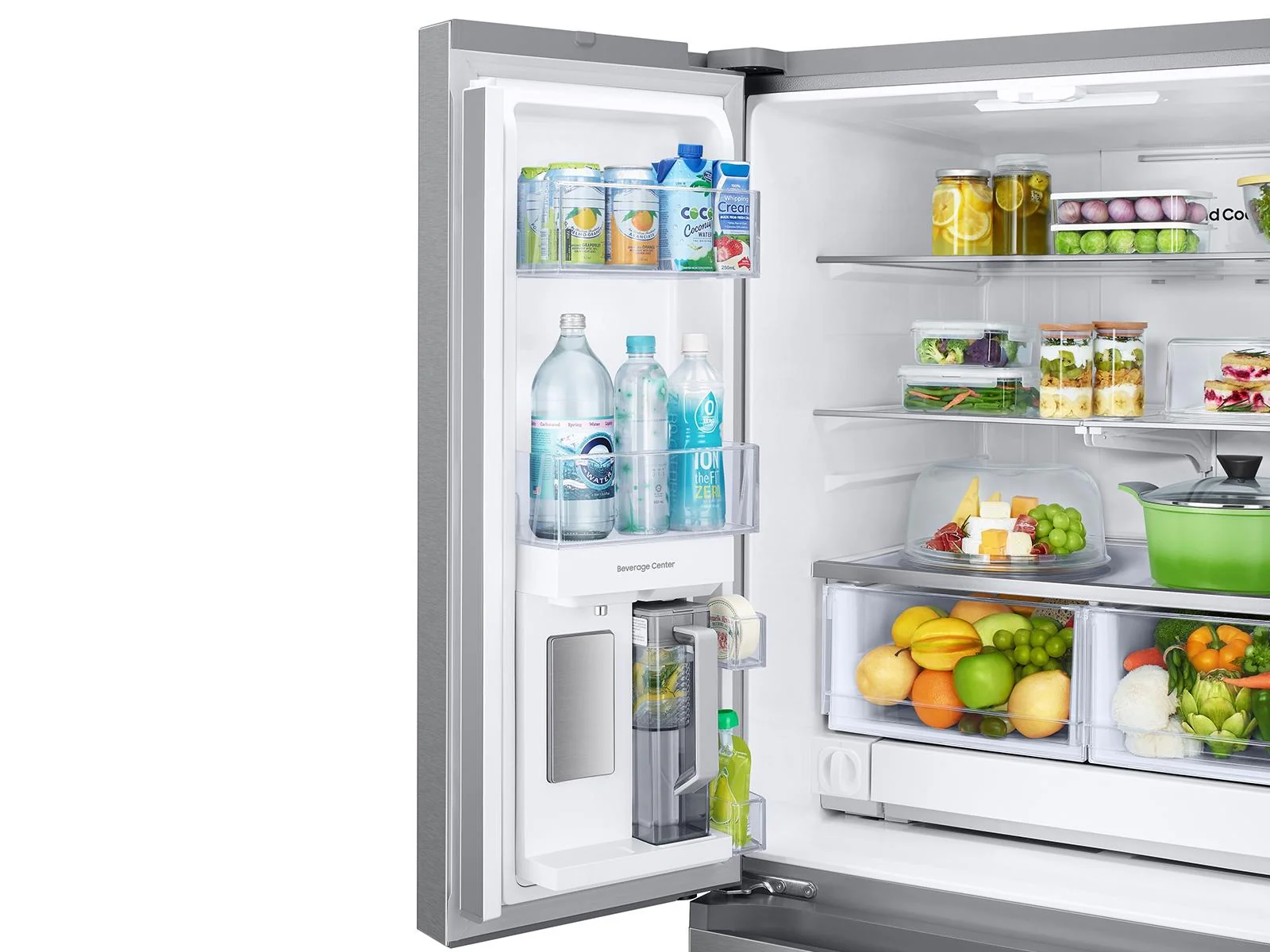 SAMSUNG RF25C5551SR 25 cu. ft. 33" 3-Door French Door Refrigerator with Beverage Center™ and AutoFill Water Pitcher in Stainless Steel Stainless - Image 11