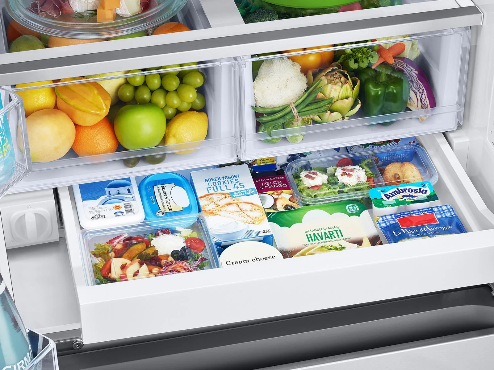 SAMSUNG RF25C5551SR 25 cu. ft. 33" 3-Door French Door Refrigerator with Beverage Center™ and AutoFill Water Pitcher in Stainless Steel Stainless - Image 12