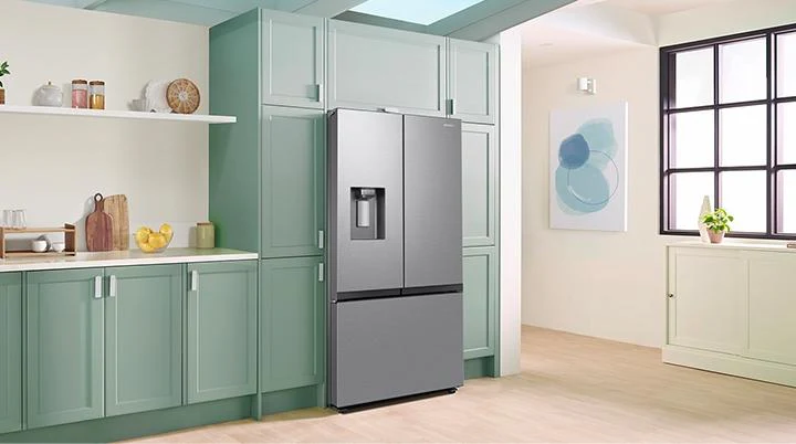 SAMSUNG RF27CG5B10SR 26 cu. ft. Mega Capacity Counter Depth 3-Door French Door Refrigerator with External Water and Ice Dispenser in Stainless Steel Stainless - Image 9