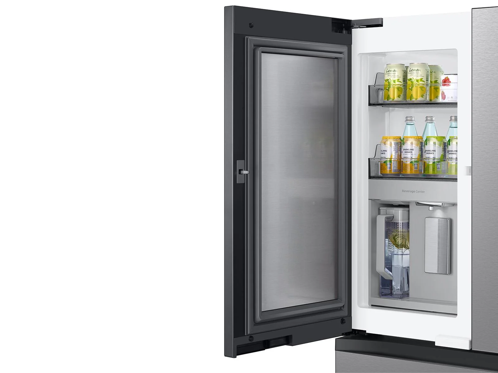 SAMSUNG RF29BB8600QL Bespoke 4-Door French Door Refrigerator (29 cu. ft.) with Beverage Center™ in Stainless Steel Stainless - Image 14