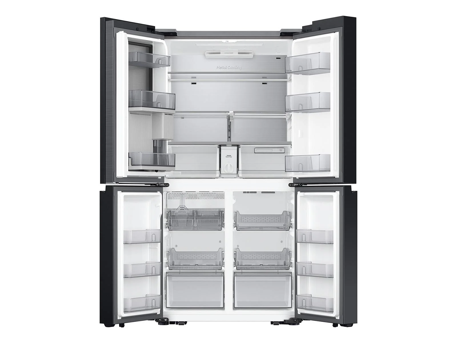 SAMSUNG RF29DB9600QL Bespoke 4-Door Flex™ Refrigerator (29 cu. ft.) with Beverage Center™ in Stainless Steel - (with Customizable Door Panel Colors) in Stainless Steel - Image 13