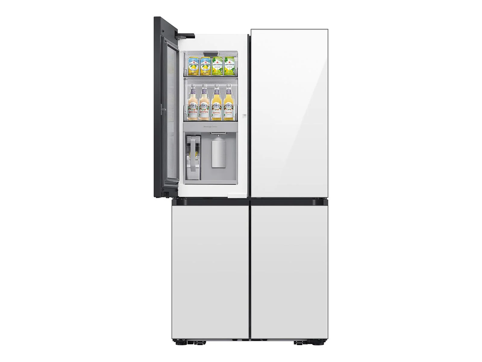 SAMSUNG RF29DB970012 Bespoke 4-Door Flex™ Refrigerator (29 cu. ft.) with Beverage Zone™ and Auto Open Door in White Glass White - Image 7