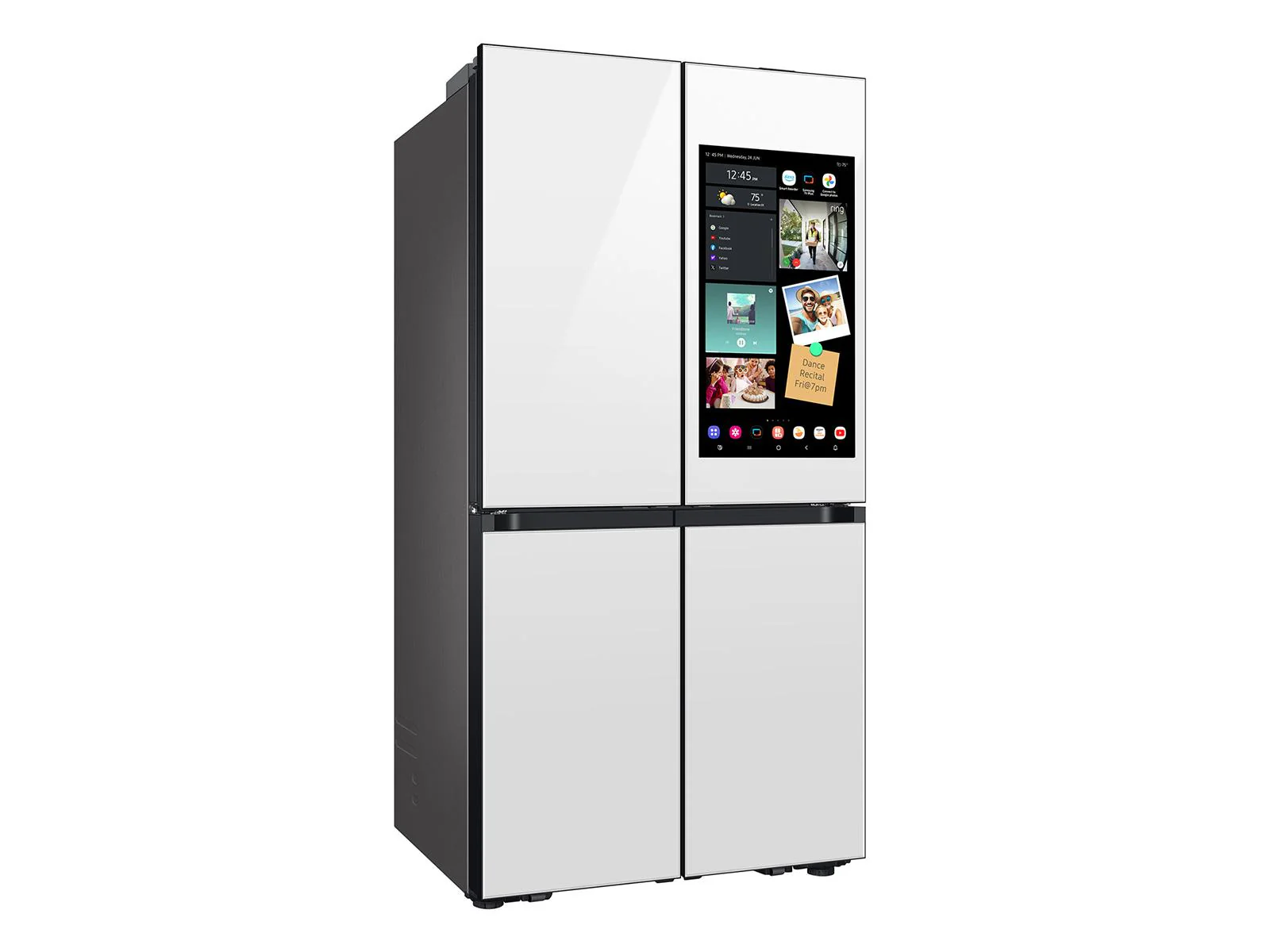 SAMSUNG RF29DB990012 Bespoke 4-Door Flex™ Refrigerator (29 cu. ft.) with AI Family Hub+™ and AI Vision Inside™ in White Glass White - Image 10