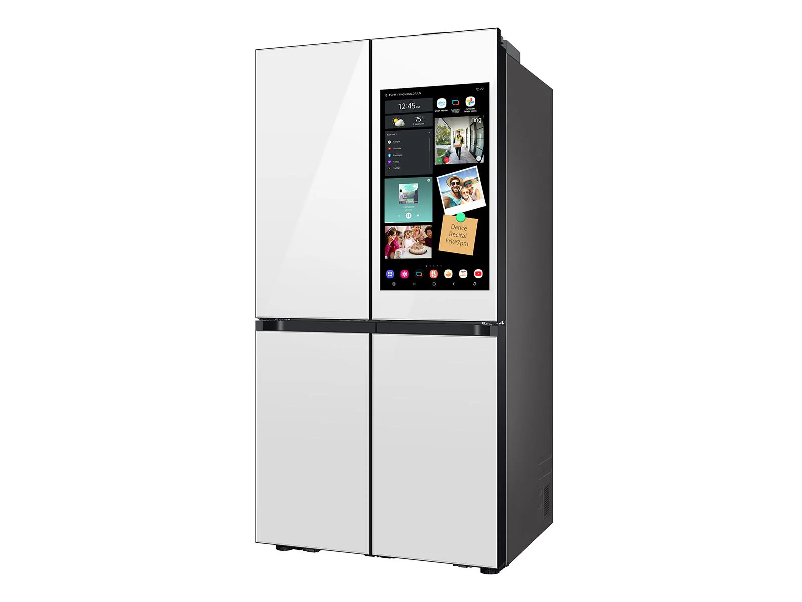 SAMSUNG RF29DB990012 Bespoke 4-Door Flex™ Refrigerator (29 cu. ft.) with AI Family Hub+™ and AI Vision Inside™ in White Glass White - Image 11