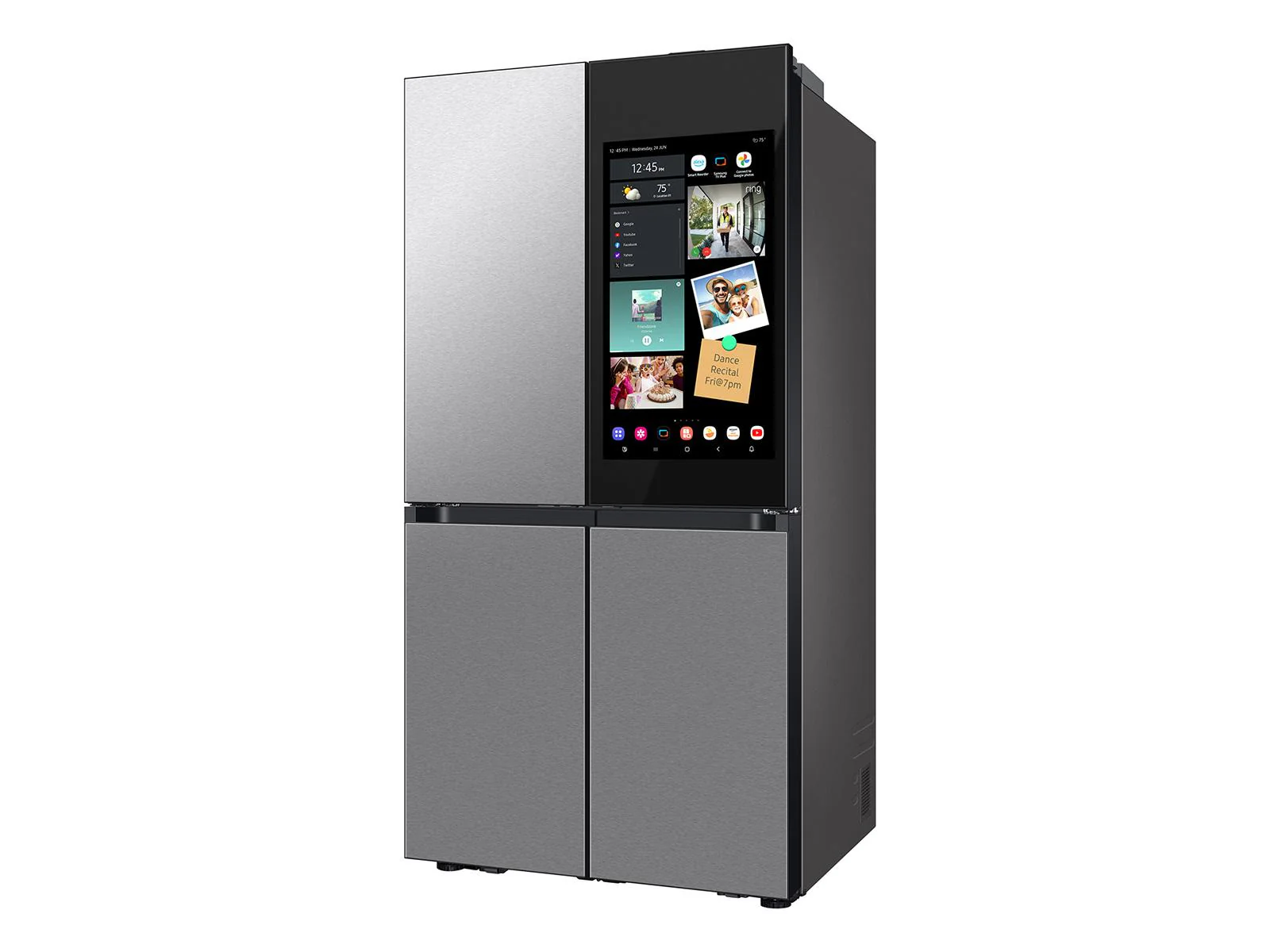 SAMSUNG RF29DB9900QD Bespoke 4-Door Flex™ Refrigerator (29 cu. ft.) with AI Family Hub+™ and AI Vision Inside™ in Stainless Steel - Image 11