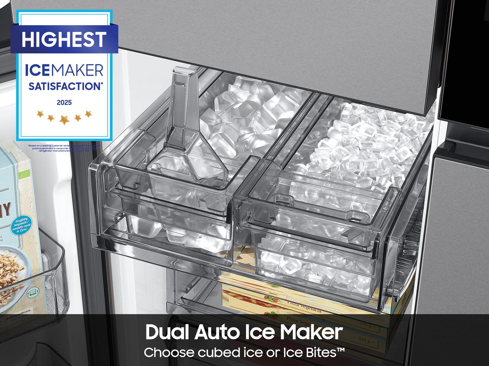 SAMSUNG RF29DB9900QD Bespoke 4-Door Flex™ Refrigerator (29 cu. ft.) with AI Family Hub+™ and AI Vision Inside™ in Stainless Steel - Image 8