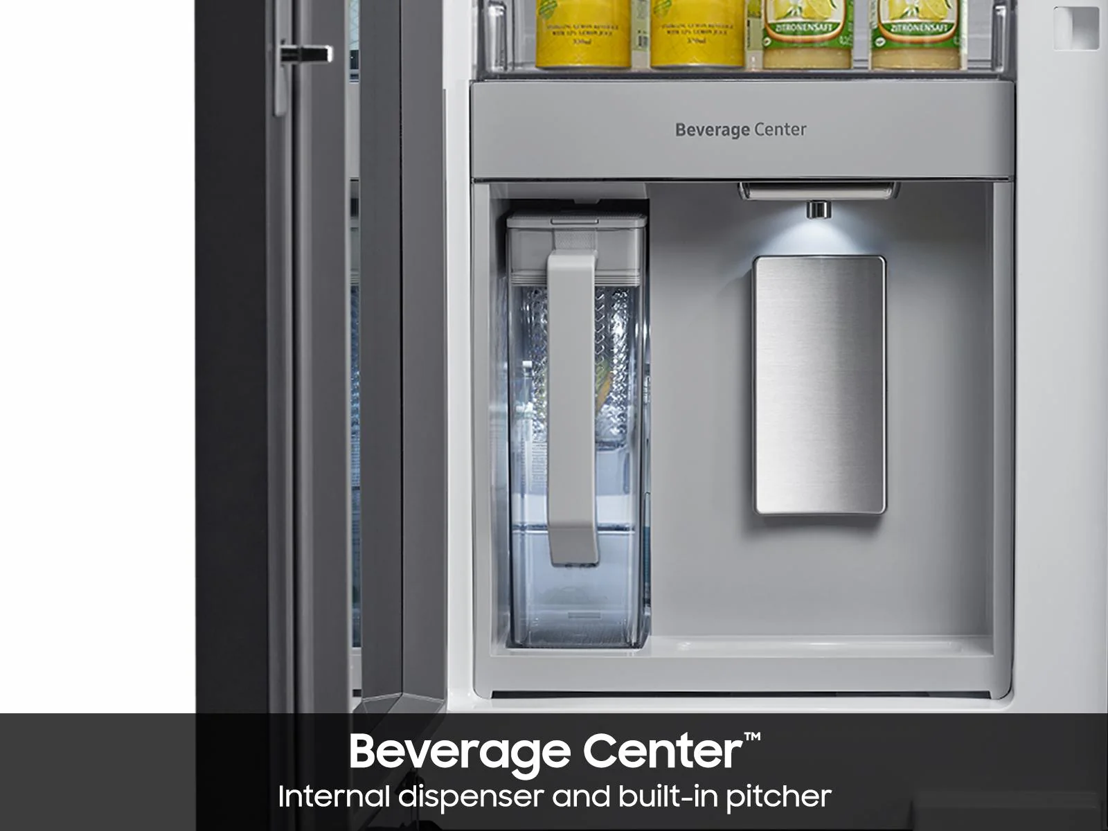 SAMSUNG RF30BB660012 Bespoke 3-Door French Door Refrigerator (30 cu. ft.) with Beverage Center™ in White Glass White - Image 8