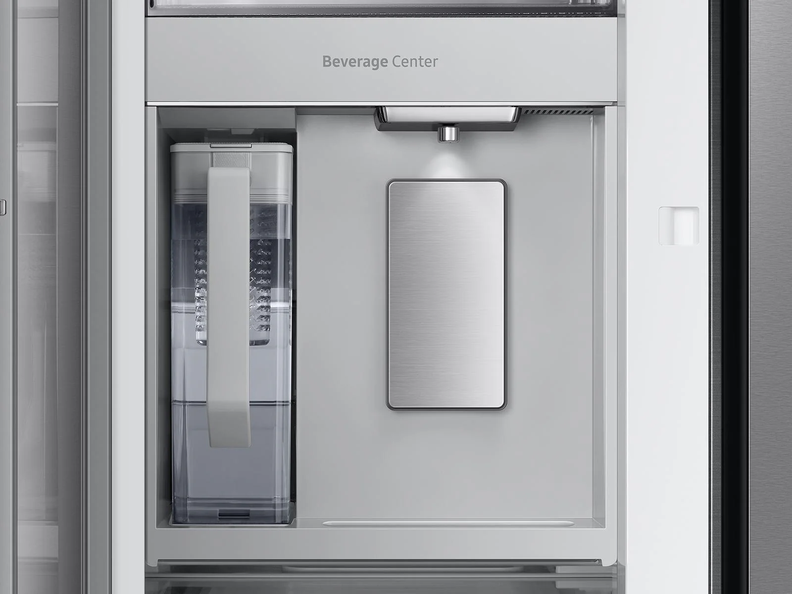 SAMSUNG RF30BB6600QL Bespoke 3-Door French Door Refrigerator (30 cu. ft.) with Beverage Center™ in Stainless Steel - Image 14
