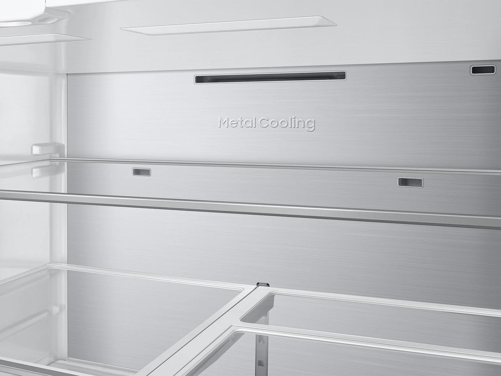SAMSUNG RF90F29AEW Bespoke 29 cu. ft. 4-Door French Door Refrigerator with AI Family Hub™+ & AI Vision Inside™ in White Glass White - Image 15