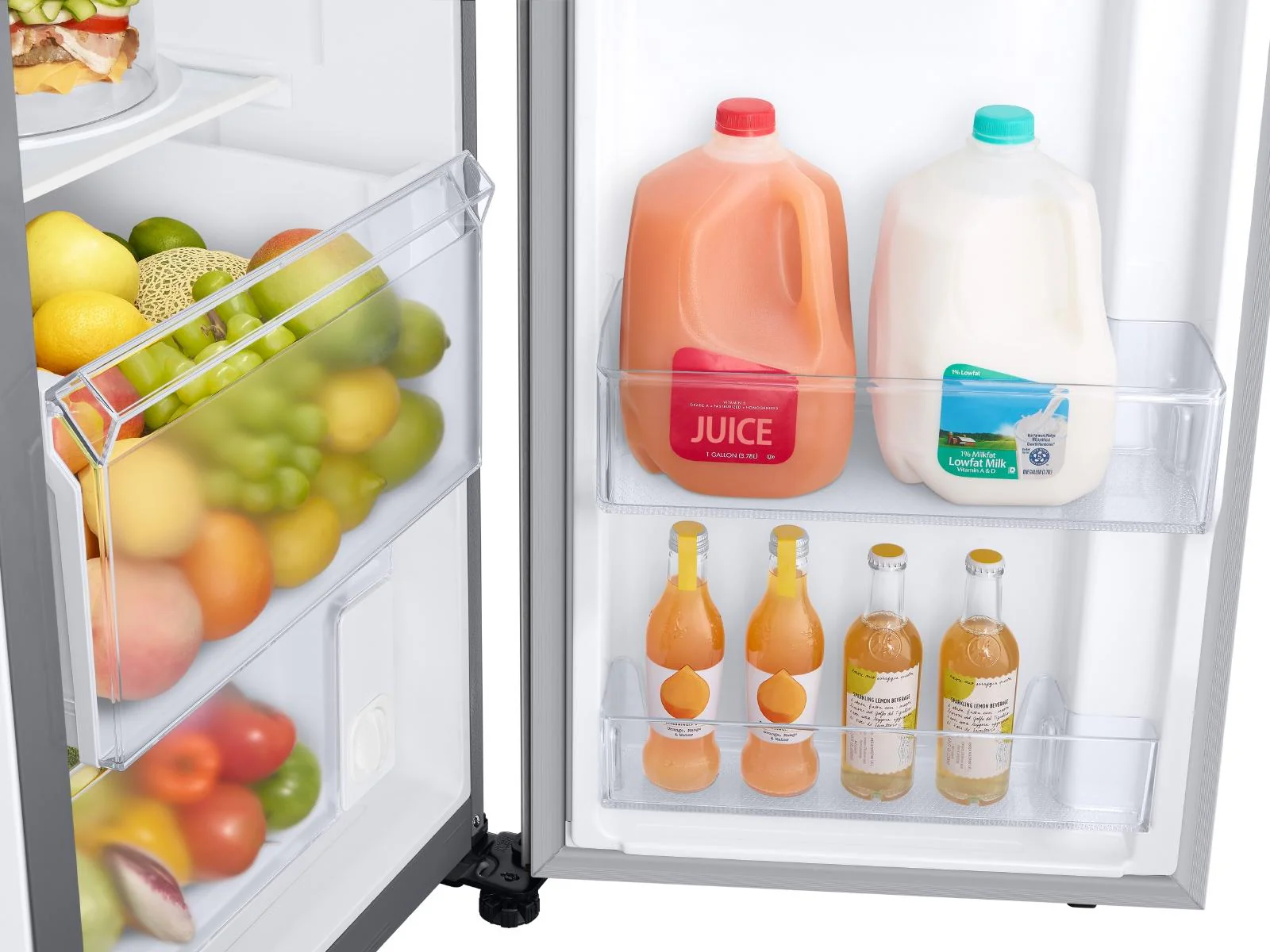 SAMSUNG RS22T5201SR 22 cu. ft. Counter Depth Side-by-Side Refrigerator in Stainless Steel Stainless - Image 12